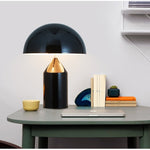 E14 LED Metal Mushroom Table Lamp Bedroom Decorative Table Lamp EU Plug, S Black, L Black, S White, L White, S Gold, L Gold