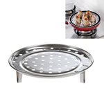 Multifunktionale Wasserdichte Einlegeboden Dampfplatte Edelstahl Dampfgitterkäfig Dampfblech Dampfrost, 20cm, 22cm, 24cm, 26cm