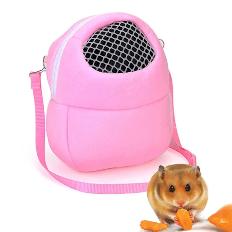 Haustier-Tasche Kleintier Hamster Trage Pure Color Leine Reisetasche, S