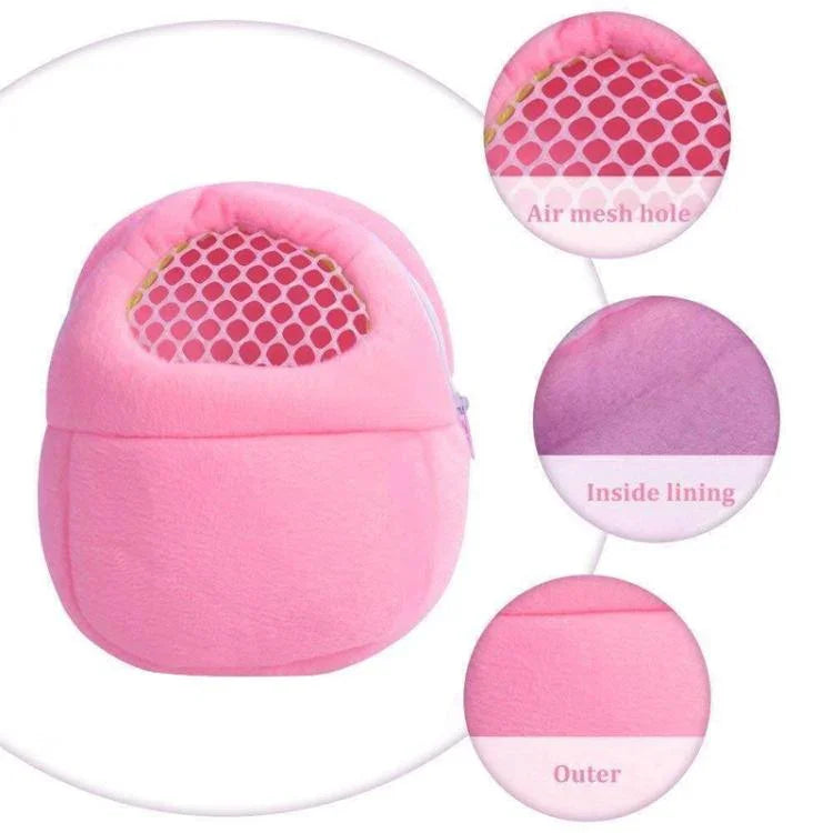 Haustier-Tasche Kleintier Hamster Trage Pure Color Leine Reisetasche, S
