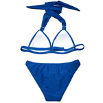 2 in 1 Sexy einfarbiges Badeanzug-Set Damen Strand Bikini Bademode, S, M, L, XL, XXL