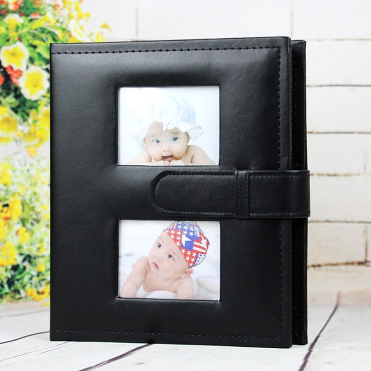 15 cm PU-Leder-Familien-Fotoalbum mit kreativer Tasche