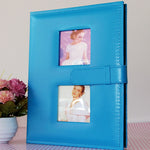 15 cm PU-Leder-Familien-Fotoalbum mit kreativer Tasche