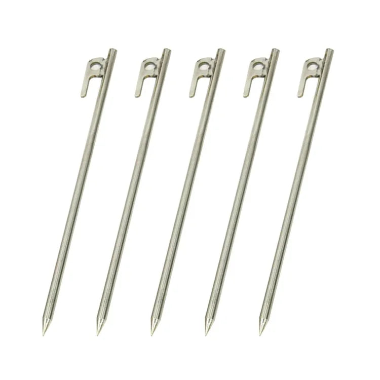 Outdoor langlebige 30 cm Edelstahl-Camping-Markisenzelt-Heringe für Campingreise-Zeltzubehör