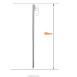 Outdoor langlebige 30 cm Edelstahl-Camping-Markisenzelt-Heringe für Campingreise-Zeltzubehör