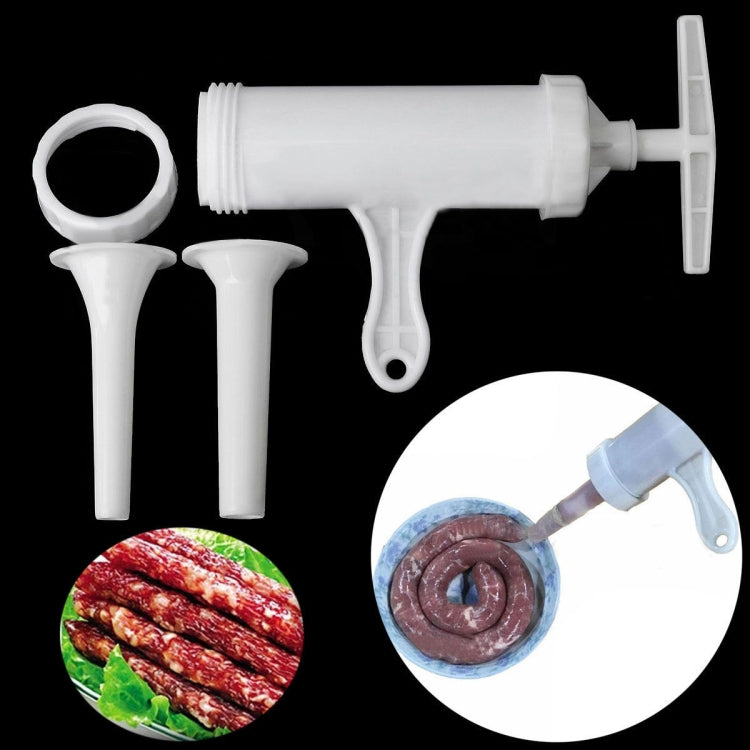 2 Stück Wurstmaschine Fleischfüller Handbetriebener Salami-Maker, 12x17x19 cm