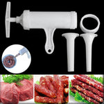 2 Stück Wurstmaschine Fleischfüller Handbetriebener Salami-Maker, 12x17x19 cm