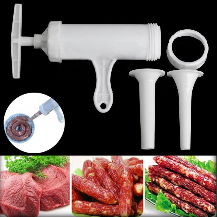 2 Stück Wurstmaschine Fleischfüller Handbetriebener Salami-Maker, 12x17x19 cm