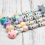 DIY Silikon Baby Schnullerclip Bunte Schnullerkette