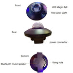 LED Wasserwellen Laser Sternenhimmel Projektor Licht USB Fernbedienung Bluetooth Sprachsteuerung Laserlicht Rotierende magische Ball Lampe