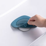 Quadratischer Spülbeckenfilter Bad Anti-Haar Toilettenbodenablaufabdeckung Hausküchenabwasserbeckenfilter, Anti-Haar Toilettenbodenablauf