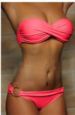 Sommer Sexy Damen Bikini Set Strandbekleidung Push-Up Badeanzüge, L, S, M