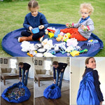 Tragbarer Kinder-Spielzeug-Aufbewahrungsbeutel, modischer praktischer Beutel mit Kordelzug, 100 cm, 45 cm