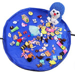 Tragbarer Kinder-Spielzeug-Aufbewahrungsbeutel, modischer praktischer Beutel mit Kordelzug, 100 cm, 45 cm