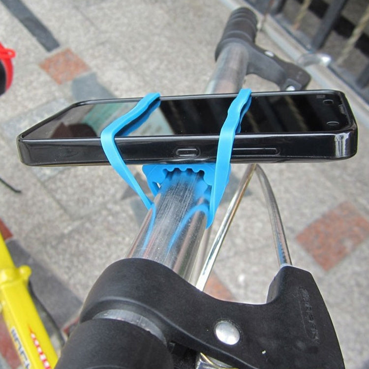 5 Stück Silikonband Mountainbike Taschenlampenhalter Elastisches Band Fahrradlicht Halterung