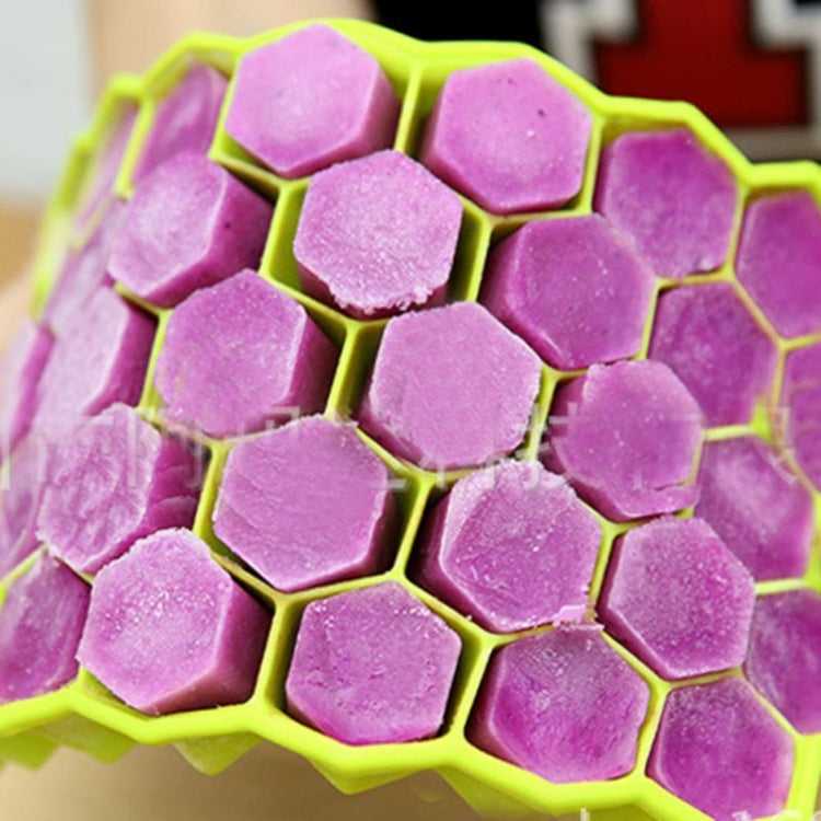 37 Gitter Eiswürfel Waben Eismaschine Form DIY-Form Eis am Stiel Formen Joghurt Eiswürfelbehälter Kühlschrank Leckereien Gefrierschrank