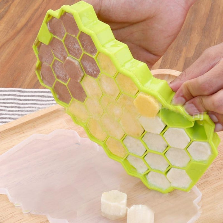 37 Gitter Eiswürfel Waben Eismaschine Form DIY-Form Eis am Stiel Formen Joghurt Eiswürfelbehälter Kühlschrank Leckereien Gefrierschrank