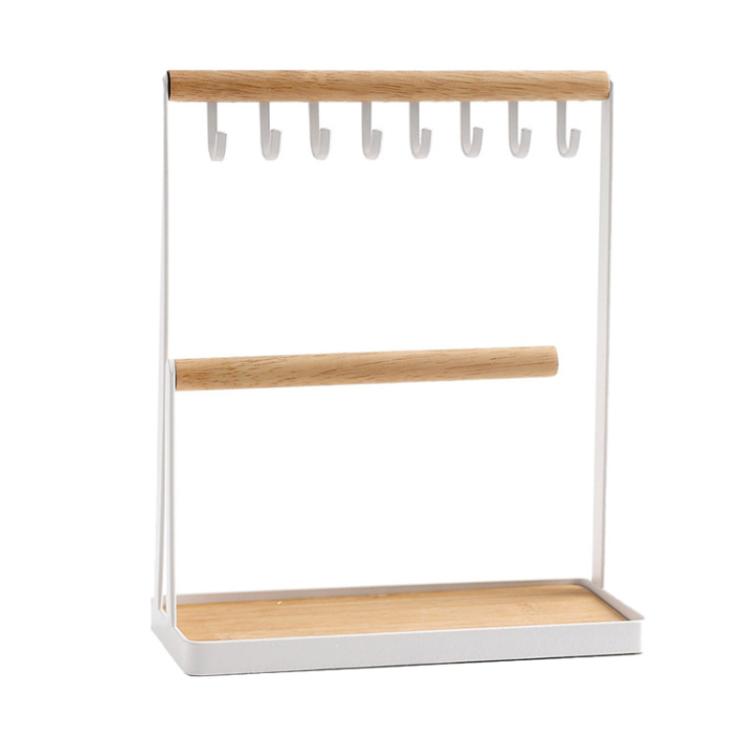 Haken Schmuckständer Handy Schmuck Brillen Desktop Zweischichtiger Präsentationsständer, Schmuckständer