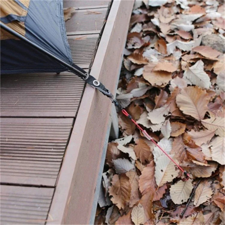 3 Stk. Outdoor-Campingzelt Elastisches Seilschnalle Hohe Elastizität Befestigungsgurte Campingzubehör, zufällige Farblieferung, Elastisches Seilschnalle