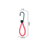 3 Stk. Outdoor-Campingzelt Elastisches Seilschnalle Hohe Elastizität Befestigungsgurte Campingzubehör, zufällige Farblieferung, Elastisches Seilschnalle