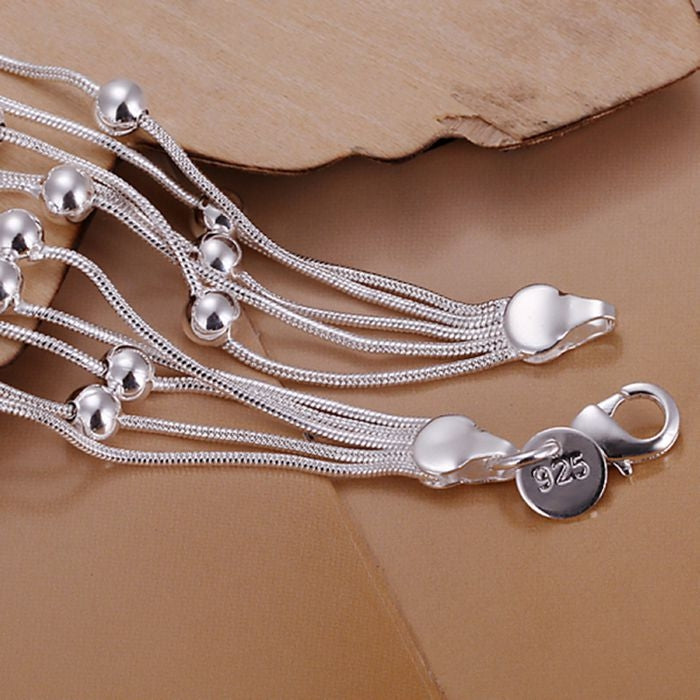 925 Silber Beschichtetes Schmuck Mode Armband