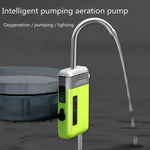 LINNHUE Automatische Wasserpumpe, Ladewasserabsorber, Outdoor-Angeln, Belüftungspumpe, LINNHUE
