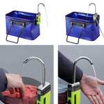 LINNHUE Automatische Wasserpumpe, Ladewasserabsorber, Outdoor-Angeln, Belüftungspumpe, LINNHUE