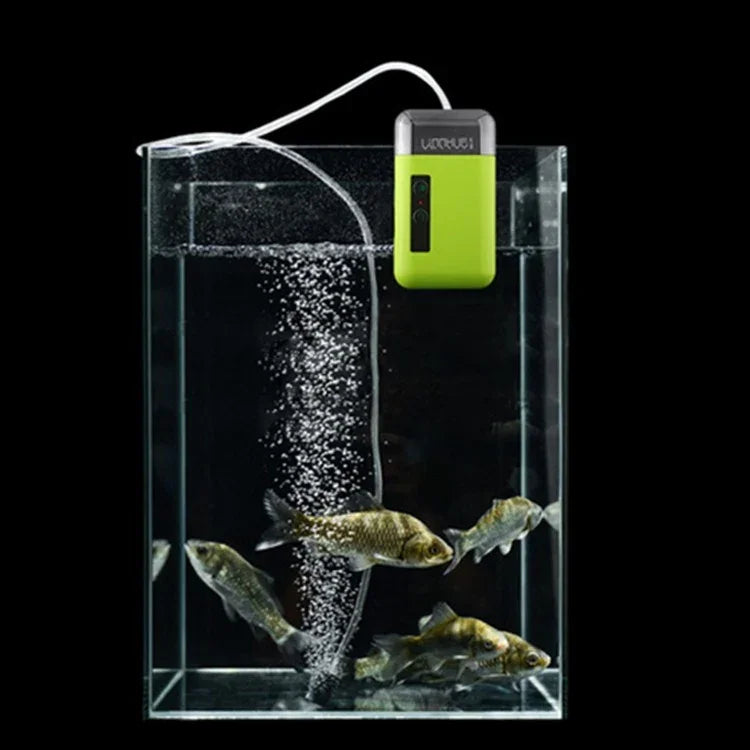 LINNHUE Automatische Wasserpumpe, Ladewasserabsorber, Outdoor-Angeln, Belüftungspumpe, LINNHUE