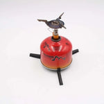 Gaskartuschenständer, Outdoor Kocher Flache Gaskartusche Lange Gaskartusche Dreibeiniger Ständer Klappbarer Gaskartuschenhalter