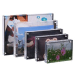 Magnetischer Acryl-Transparenter Rechteckiger Fotorahmen Kreativer Geburtstags-Fotorahmen, 55x82mm, 60x90mm, 75x105mm, 89x128mm, 102x153mm, 128x178mm, 150x210mm, 254x203mm, 210x297mm