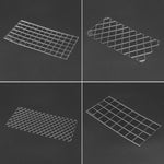 2 Sets DIY Tortenform Textur Fondant-Prägeform, Karomuster, Rollrohr