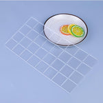 2 Sets DIY Tortenform Textur Fondant-Prägeform, Karomuster, Rollrohr