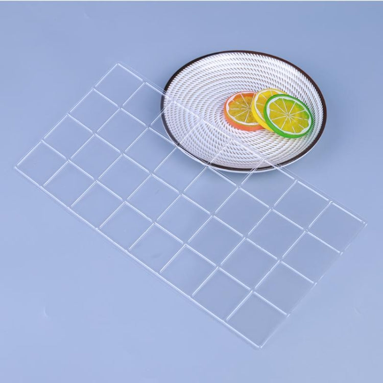 2 Sets DIY Tortenform Textur Fondant-Prägeform, Karomuster, Rollrohr
