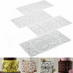 2 Sets DIY Tortenform Textur Fondant-Prägeform, Karomuster, Rollrohr