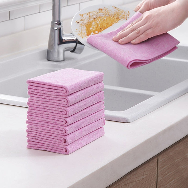 10 Stück Kokosnussschalen-Lappen, fusselfrei, verdickt, wasserabsorbierend, nicht haftend, zum Geschirrspülen, Reinigungstuch, 30x30cm