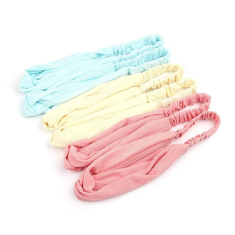 5 Stück klassische Haarbänder mit Retro-Blumenmuster für Damen