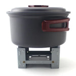 2 Stück Outdoor-Picknickkocher Festbrennstoffkocher Tragbarer Kocher Ohne Topf