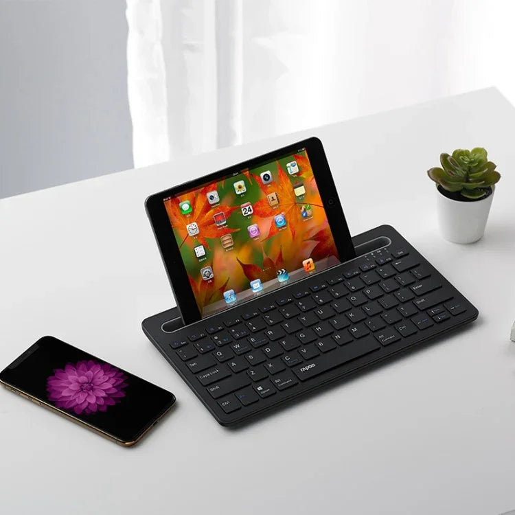 Rapoo XK100 78-Tasten Kabellose Bluetooth-Bürotastatur