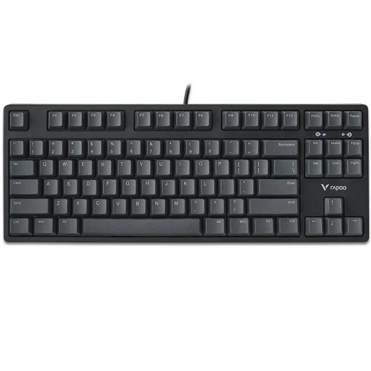 Rapoo V860 Mechanische Desktop-Gaming-Tastatur mit Kabel, 61 Tasten, 87 Tasten, 104 Tasten