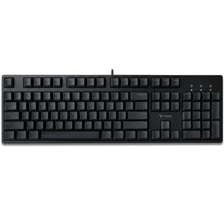 Rapoo V860 Mechanische Desktop-Gaming-Tastatur mit Kabel, 61 Tasten, 87 Tasten, 104 Tasten