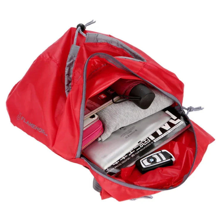 Wasserdichter, faltbarer Nylon-Rucksack für Damen und Herren, tragbar, bequem, leicht, verstaubar, zusammenklappbar