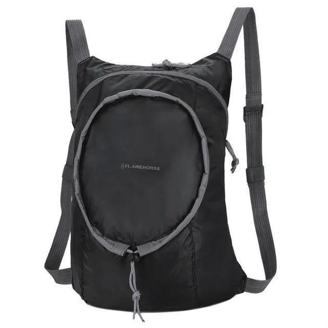 Wasserdichter, faltbarer Nylon-Rucksack für Damen und Herren, tragbar, bequem, leicht, verstaubar, zusammenklappbar