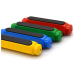 Magnetischer Kreidehalter, staubfreier Kreidestift mit doppelter Feder, selbstanpassende Kreideklammer, zufällige Farbe, selbstanpassende Kreideklammer