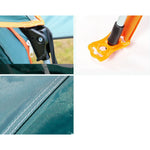 Outdoor 3-4 Personen Strand Verdickung Regendicht Automatisches Schnellaufbau Vierzelt Campingzelt, Automatisches Vinyl, Verbessertes Großes Vinyl