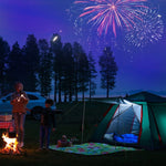Outdoor 3-4 Personen Strand Verdickung Regendicht Automatisches Schnellaufbau Vierzelt Campingzelt, Automatisches Vinyl, Verbessertes Großes Vinyl