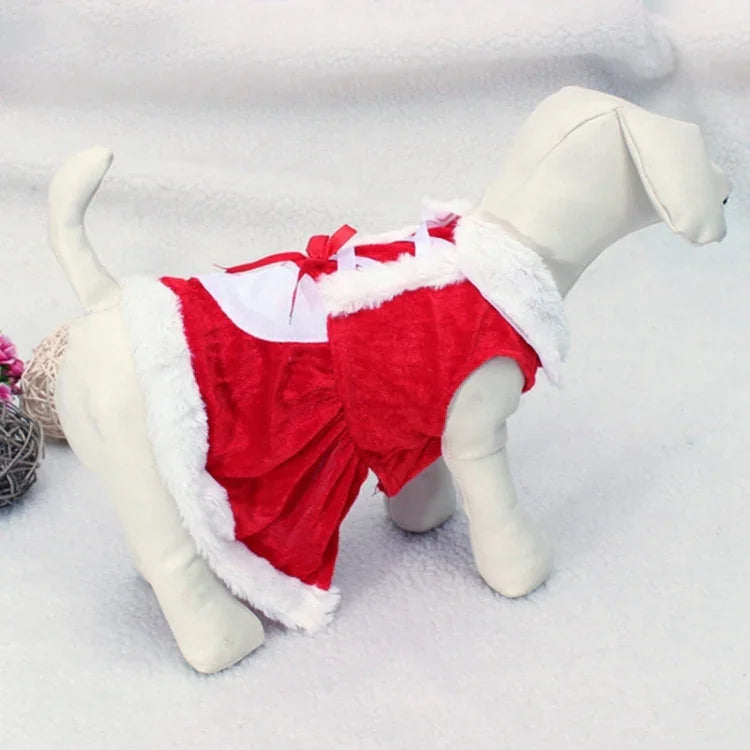 Weihnachtskleidung für kleine Hunde, Weihnachtsmann-Kostüm, Wintermäntel, Größen: L, M, S, XS, XXS