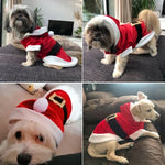 Weihnachtskleidung für kleine Hunde, Weihnachtsmann-Kostüm, Wintermäntel, Größen: L, M, S, XS, XXS