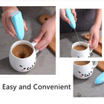 Elektrischer Handmixer für die Küche, Mini-Edelstahl-Eier-Kaffee-Milchtee-Mixer