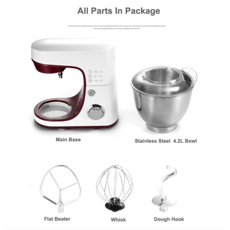 Teigmischer Eiermixer Lebensmittel Milchshake Kuchen Knetmaschine Teigmacher, Teigmischer