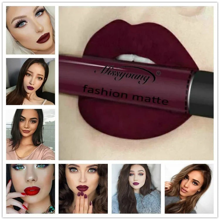 Flüssiger Lippenstift, matt, wasserfest, langanhaltend, Beauty-Matt-Lippenstift, 1, 2, 3, 4, 5, 6, 7, 8, 9, 10, 11, 12, 13, 14, 15, 16, 17, 18